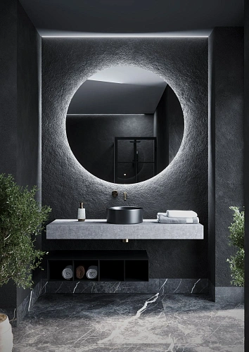 Зеркало SANCOS Sfera D1200 SF1200 c фоновой подсветкой Зеркало SANCOS Sfera D1200 SF1200 c фоновой подсветкой