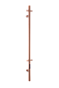 Картинка анонса товара «полотенцесушитель электрический boheme uno 726-cb copper brushed»