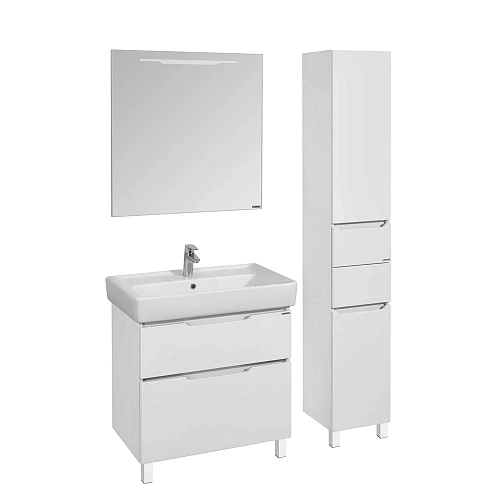 Тумба под раковину Aquaton Дакота 80 белая, выбеленное дерево 1A202901DAAY0 Тумба под раковину Aquaton Дакота 80 белая, выбеленное дерево 1A202901DAAY0