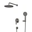 Душевая система CEZARES STYLUS-DSET-GM встраиваемая, со шлангом, с держателем, оружейная сталь Душевая система CEZARES STYLUS-DSET-GM встраиваемая, со шлангом, с держателем, оружейная сталь