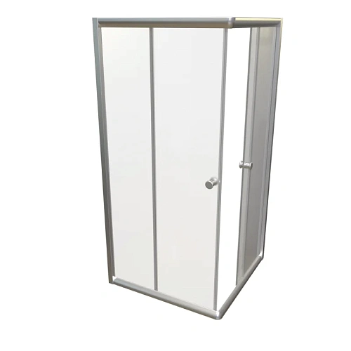 Душевой уголок Radomir Дрим 100 1-09-2-0-0-1191 квадратный, стекла матовые, профиль матовый хром Душевой уголок Radomir Дрим 100 1-09-2-0-0-1191 квадратный, стекла матовые, профиль матовый хром