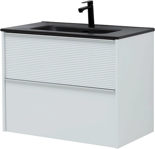 Тумба под раковину Aquanet Вита 80 белый матовый 00330475 подвесная Тумба под раковину Aquanet Вита 80 белый матовый 00330475 подвесная