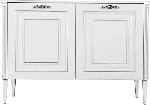 Тумба под раковину Aquanet Паола 120 белый/серебро 00181763 Тумба под раковину Aquanet Паола 120 белый/серебро 00181763