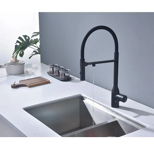 Смеситель для кухни Paulmark Magneto One антрацит Ma213188-AN Смеситель для кухни Paulmark Magneto One антрацит Ma213188-AN