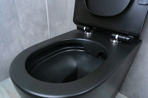 Унитаз приставной Gid TRS-269BM 62214Y черный матовый 56x36.5x42 с крышкой микролифт Унитаз приставной Gid TRS-269BM 62214Y черный матовый 56x36.5x42 с крышкой микролифт