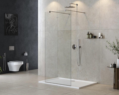 Душевая перегородка CEZARES LIBERTA-L-2-90-C-Cr 90см стекло прозрачное, профиль хром Душевая перегородка CEZARES LIBERTA-L-2-90-C-Cr 90см стекло прозрачное, профиль хром