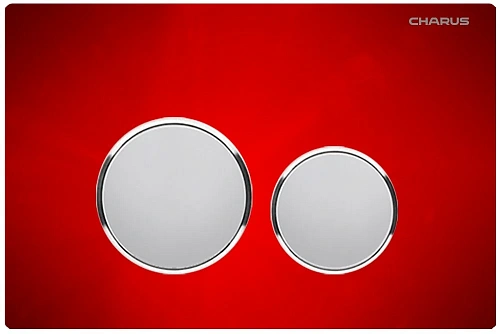 Клавиша смыва CHARUS BAGLIORE FP.330.RED.10 красное стекло Клавиша смыва CHARUS BAGLIORE FP.330.RED.10 красное стекло