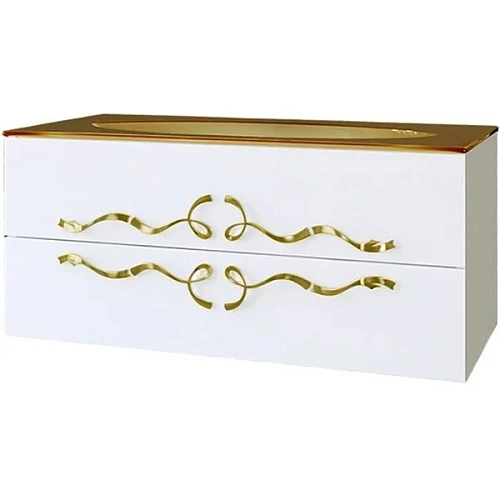 Тумба под раковину Aqwella Clarberg Due amanti 120 DUE0112W подвесная, белая, 1200х475х510 мм Тумба под раковину Aqwella Clarberg Due amanti 120 DUE0112W подвесная, белая, 1200х475х510 мм