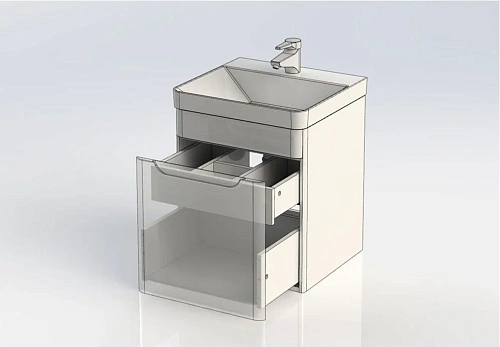 Тумба под раковину Aquanet София 50 белый 00201745 Тумба под раковину Aquanet София 50 белый 00201745