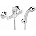 Смеситель для душа Vidima Logik BA278AA с душевым гарнитуром, хром Смеситель для душа Vidima Logik BA278AA с душевым гарнитуром, хром