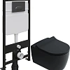 Комплект Унитаз подвесной STWORKI Ноттвиль SETK3104-2616 безободковый, с микролифтом, черный + Систе 587778 Комплект Унитаз подвесной STWORKI Ноттвиль SETK3104-2616 безободковый, с микролифтом, черный + Систе 587778