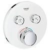 Смеситель для душа GROHE Grohtherm SmartControl на 2 выхода, белая луна (29151LS0) внешняя часть тер Смеситель для душа GROHE Grohtherm SmartControl на 2 выхода, белая луна (29151LS0) внешняя часть тер