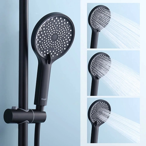 Душевая система Raglo R03.24.06, черный Душевая система Raglo R03.24.06, черный