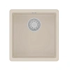 Кухонная мойка Lemark SINARA 400-U встраиваемая снизу из кварцгранита, шампань 9910066