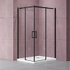 Душевой уголок Vincea Dice VSS-4D900CLB, 900x900, черный, стекло прозрачное Душевой уголок Vincea Dice VSS-4D900CLB, 900x900, черный, стекло прозрачное