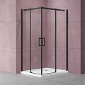 Душевой уголок Vincea Dice VSS-4D900CLB, 900x900, черный, стекло прозрачное Душевой уголок Vincea Dice VSS-4D900CLB, 900x900, черный, стекло прозрачное