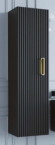 Шкаф-пенал Armadi Art Linea 845-BG черный+золото без ножек Шкаф-пенал Armadi Art Linea 845-BG черный+золото без ножек