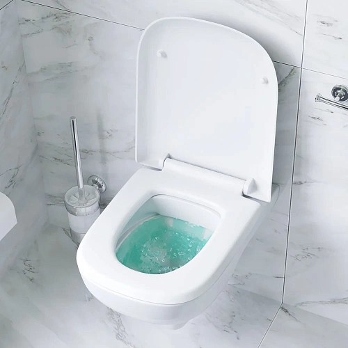 Унитаз подвесной AM.PM Like C801700SC с сиденьем микролифт Унитаз подвесной AM.PM Like C801700SC с сиденьем микролифт