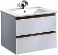 Тумба под раковину Boheme CAPOLDA 65 белая + ручка дерево 849-065-WW Тумба под раковину Boheme CAPOLDA 65 белая + ручка дерево 849-065-WW