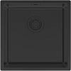 Картинка анонса товара «кухонная мойка paulmark lassan 44 un la44-mbn, матовый черный nano-pvd, 440х440мм»