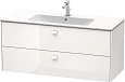 Тумба под раковину Duravit Brioso BR410402222 подвесная 122 см белый матовый Тумба под раковину Duravit Brioso BR410402222 подвесная 122 см белый матовый