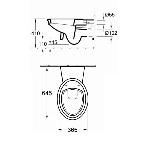 Унитаз подвесной Villeroy&Boch Amadea 7C96B0R1 с сиденьем 881061R1 7C96B0R1/881061R1 Унитаз подвесной Villeroy&Boch Amadea 7C96B0R1 с сиденьем 881061R1 7C96B0R1/881061R1