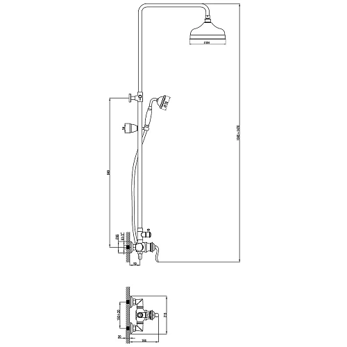 Смеситель для душа Lemark Brava LM4760G, золото Смеситель для душа Lemark Brava LM4760G, золото