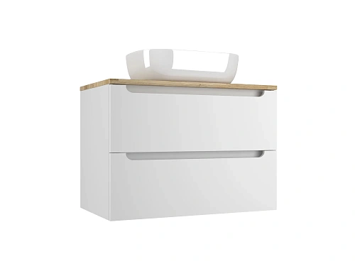 Тумба под раковину Style Line Бали 80 со столешницей белый софт подвесная ЛС-00002339 Тумба под раковину Style Line Бали 80 со столешницей белый софт подвесная ЛС-00002339