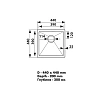 Кухонная мойка Kaiser KSM-4444 44x44x20 Кухонная мойка Kaiser KSM-4444 44x44x20