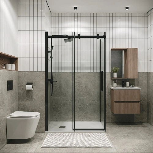 Боковая стенка GROSSMAN Classic 200.K33.04.80.42.00 (80x195) графит сатин, стекло прозрачное Боковая стенка GROSSMAN Classic 200.K33.04.80.42.00 (80x195) графит сатин, стекло прозрачное