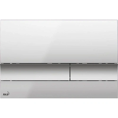 Клавиша смыва Alcaplast M1722 хром-матовая Клавиша смыва Alcaplast M1722 хром-матовая