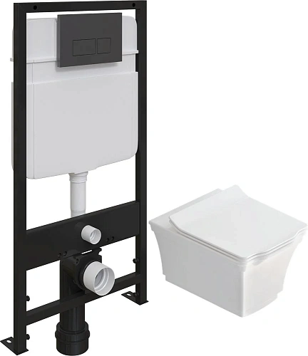 Комплект Унитаз подвесной STWORKI Хадстен SETK3304-0616-001-1-6000 с микролифтом + Система инсталляц 560164 Комплект Унитаз подвесной STWORKI Хадстен SETK3304-0616-001-1-6000 с микролифтом + Система инсталляц 560164
