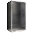 Детальная картинка товара «душевой уголок abber schwarzer diamant ag30150mh-s90m 150x90 см универсальный, профиль хром, стекло матовое»
