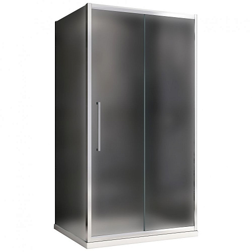 Душевой уголок ABBER Schwarzer Diamant AG30150MH-S50M 150x50 см универсальный, профиль хром, стекло матовое Душевой уголок ABBER Schwarzer Diamant AG30150MH-S50M 150x50 см универсальный, профиль хром, стекло матовое