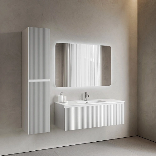 Тумба под раковину SANCOS Snob SNR1.0120W R 1.0 1195х445х406 Bianco подвесная Тумба под раковину SANCOS Snob SNR1.0120W R 1.0 1195х445х406 Bianco подвесная