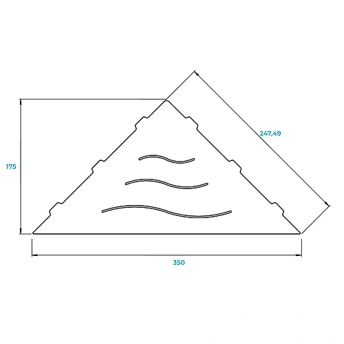 Полка RGW MT-02W 49279902-01 Полка RGW MT-02W 49279902-01