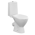 Унитаз напольный Cersanit JUST (KO-JUS031-3/6-PL) JUST 031 3/6 TPL 64073 с сиденьем Унитаз напольный Cersanit JUST (KO-JUS031-3/6-PL) JUST 031 3/6 TPL 64073 с сиденьем