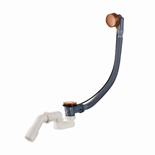 Слив-перелив Raglo R600.30.33 полуавтоматический, латунь/пластик, матовая медь Слив-перелив Raglo R600.30.33 полуавтоматический, латунь/пластик, матовая медь