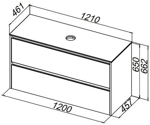 Столешница Allen Brau Activity 120 1.34025.ST акриловый камень сатин Столешница Allen Brau Activity 120 1.34025.ST акриловый камень сатин