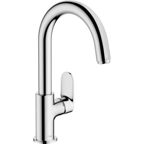 Смеситель для раковины Hansgrohe Vernis Blend 210, со сливным гарнитуром 71554000, хром Смеситель для раковины Hansgrohe Vernis Blend 210, со сливным гарнитуром 71554000, хром