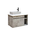 Тумба под раковину GROSSMAN ФАЛЬКОН-80 см бетон (ум.GR-3016) подвесная 108005 Тумба под раковину GROSSMAN ФАЛЬКОН-80 см бетон (ум.GR-3016) подвесная 108005