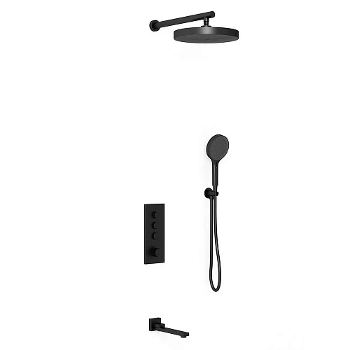 Душевая система Vincea Inspire VSFW-433TI2MB встраиваемая, черный Душевая система Vincea Inspire VSFW-433TI2MB встраиваемая, черный