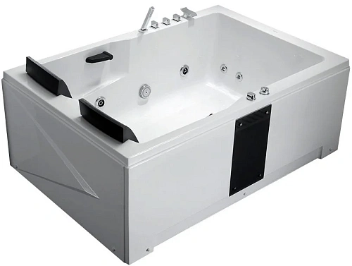 Акриловая ванна Gemy G9061 B R 181x121 прямоугольная, правая, гидромассажная Акриловая ванна Gemy G9061 B R 181x121 прямоугольная, правая, гидромассажная
