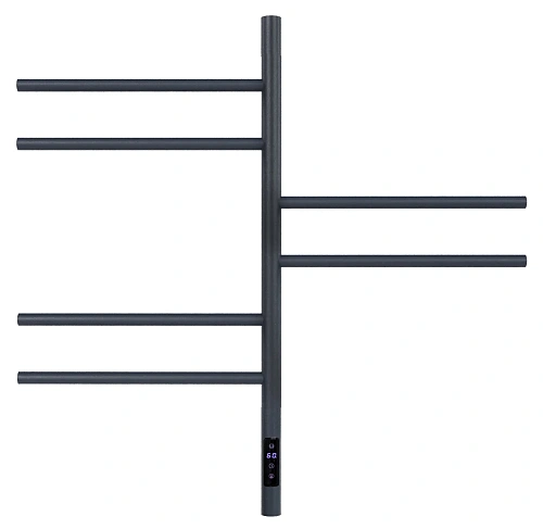 Полотенцесушитель электрический Vincea VTD-1S2CGE 43х80, графит, таймер Полотенцесушитель электрический Vincea VTD-1S2CGE 43х80, графит, таймер