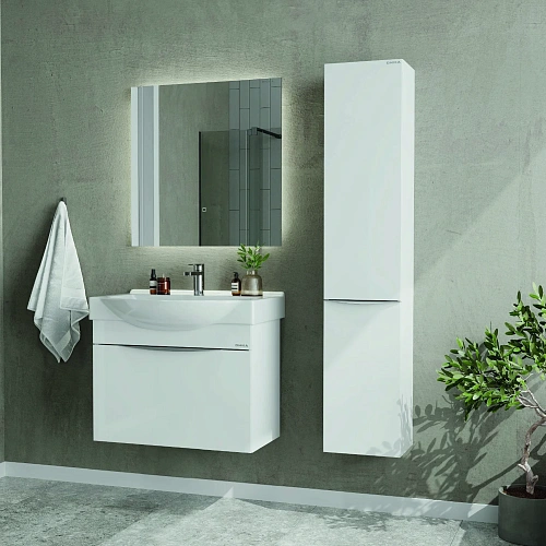 Тумба под раковину Onika Навиа 80 см 108067 подвесная, белая (для Беверли 80) Тумба под раковину Onika Навиа 80 см 108067 подвесная, белая (для Беверли 80)