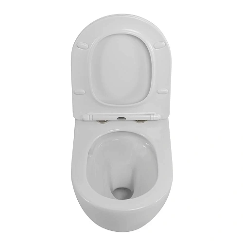 Унитаз подвесной CEZARES STREAM CZR-2426-TH-TOR/SC безободковый с сиденьем Унитаз подвесной CEZARES STREAM CZR-2426-TH-TOR/SC безободковый с сиденьем