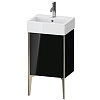 Картинка анонса товара «тумба под раковину duravit xviu xv4531rb140 напольная 43 см черный глянцевый»