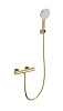 Смеситель для душа Wonzon &amp; Woghand с термостатом, брашированное золото (WW-B2065-A-BG)