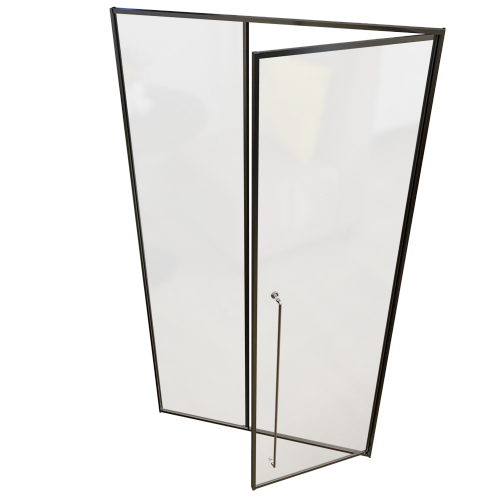 Душевая дверь Radomir Дария BO 100 1-63-4-1-0-355 левая, матовое золото Душевая дверь Radomir Дария BO 100 1-63-4-1-0-355 левая, матовое золото