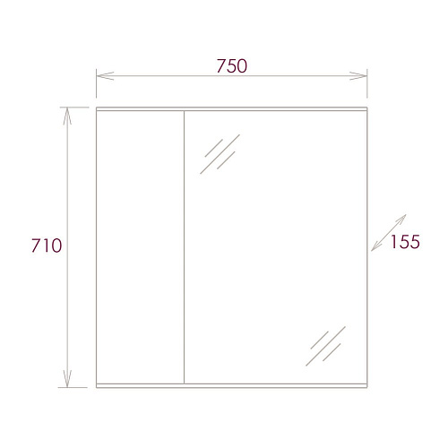 Зеркальный шкаф Onika МАРБЛ 75.00 мрамор/камень бетонный У 207524 Зеркальный шкаф Onika МАРБЛ 75.00 мрамор/камень бетонный У 207524